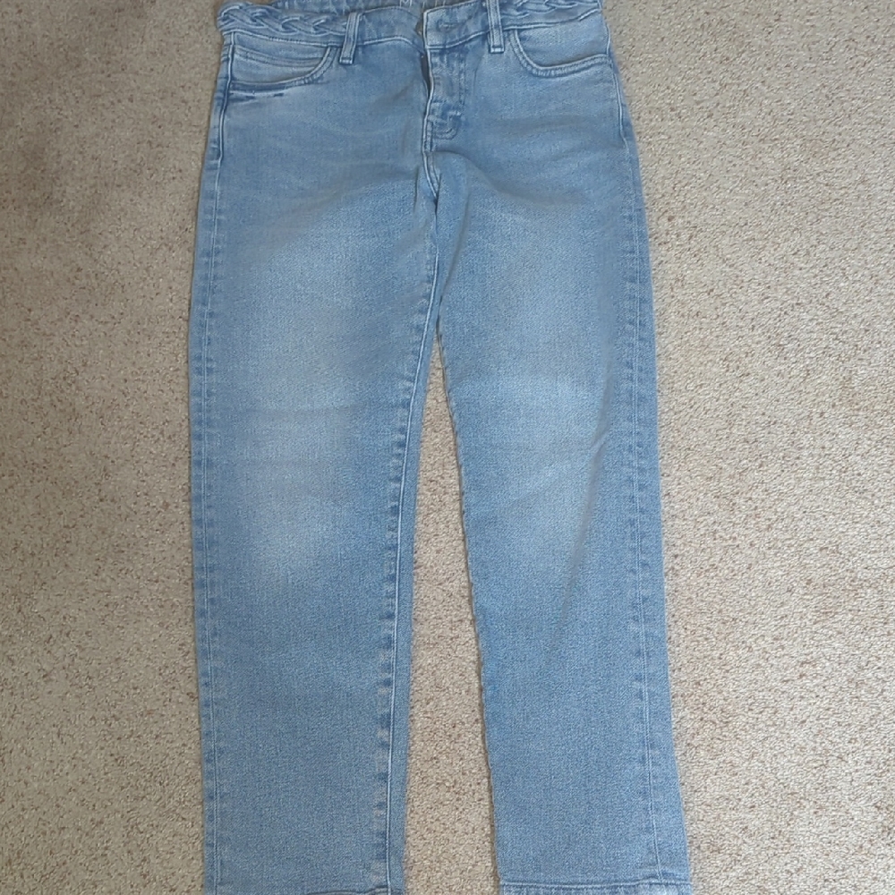 MiH Jeans Phoebe Slim Slouch Leg Light Wash Jeans Size 25